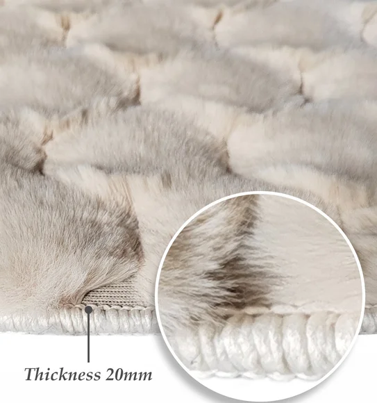 Muffin Solid Carpet Light Beige