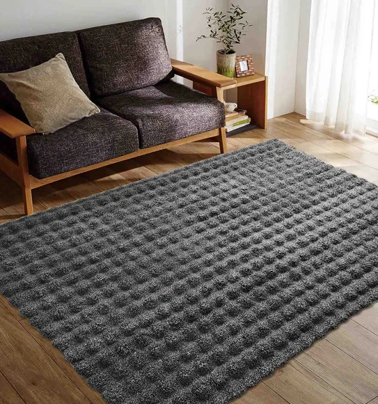 Blaze Solid Carpet Charcoal