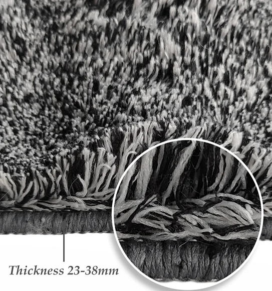 Blaze Solid Carpet Charcoal