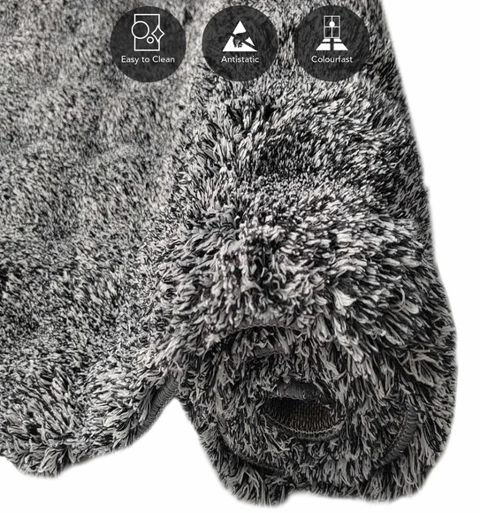 Blaze Solid Carpet Charcoal