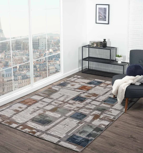 Alan Polypropylene Abstract Carpet Multi