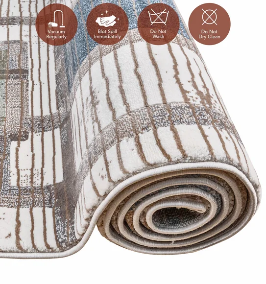 Alan Polypropylene Abstract Carpet Multi