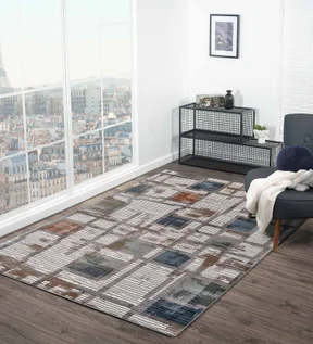 Alan Polypropylene Abstract Carpet Multi
