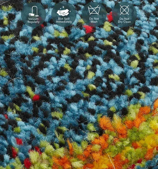 Diamond Machine Made Carpet Multi