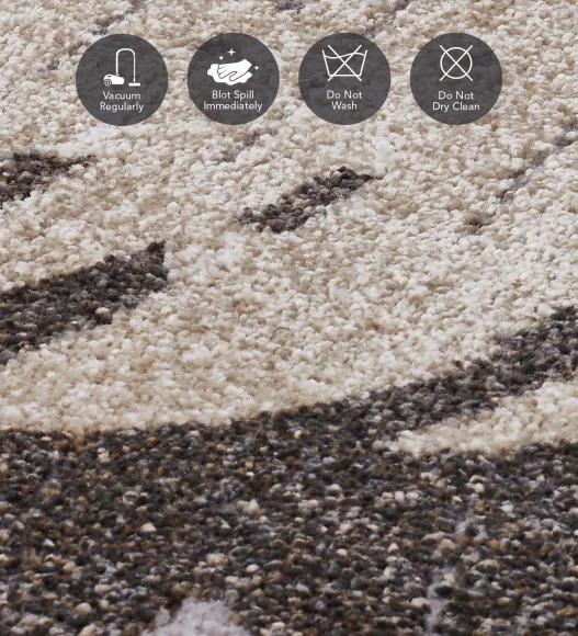Ibiza Abstract Runner Brown