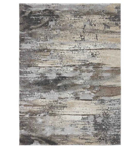 Ibiza Abstract Carpet Grey