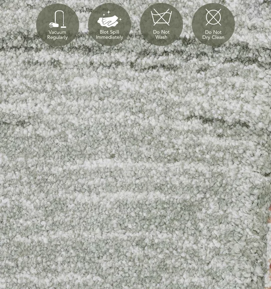 Diamond Polypropylene Floral Carpet Rust and Olive