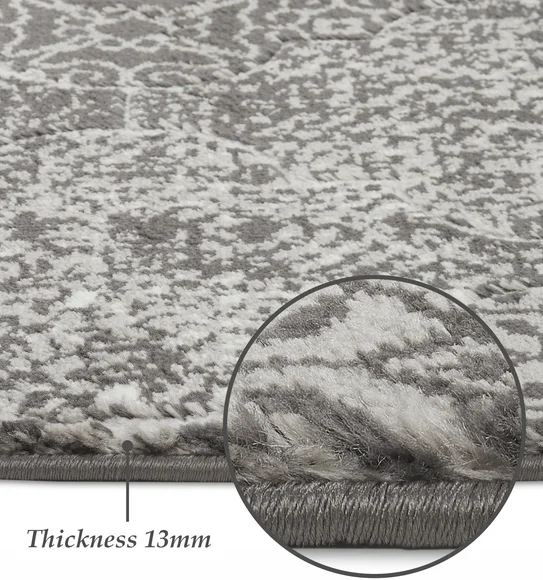 Genious Machine Made Carpet Grey