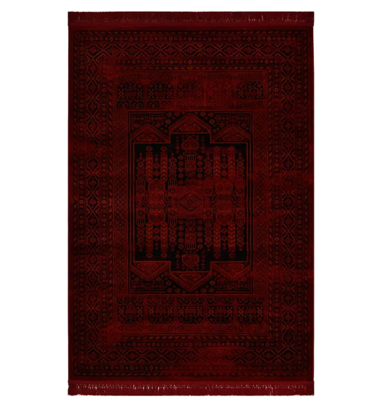 Afghan Classical Machine Made Carpet Red