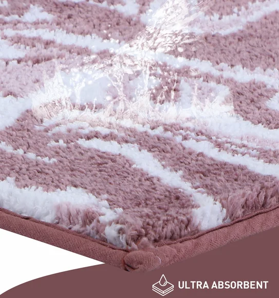 Onyx Anti-skid Super Soft Bath Mat Mouve