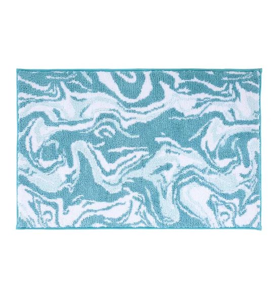 Onyx Anti-skid Super Soft Bath Mat Aqua