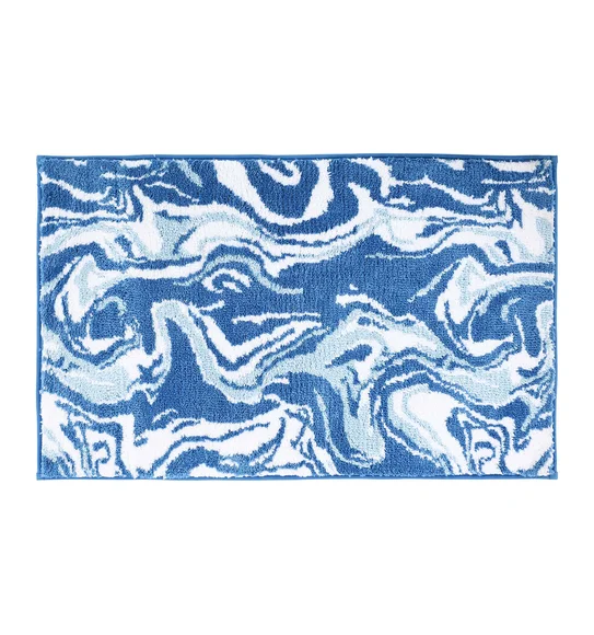 Onyx Anti-skid Super Soft Bath Mat Blue