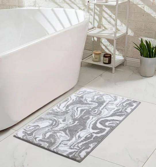 Onyx Anti-skid Super Soft Bath Mat Grey