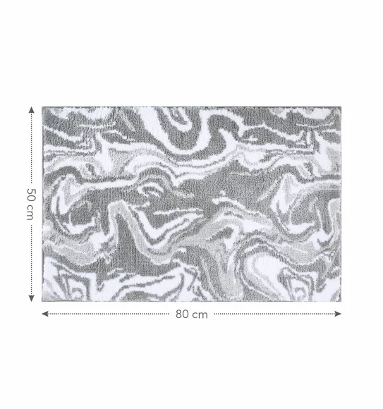 Onyx Anti-skid Super Soft Bath Mat Grey