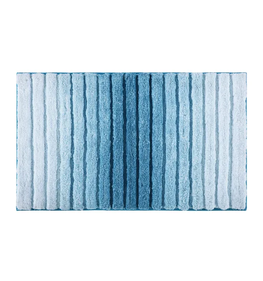 Hermosa Quick Dry Anti Skid Bath Mat Navy