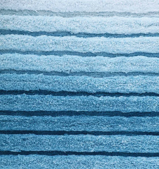 Hermosa Quick Dry Anti Skid Bath Mat Navy