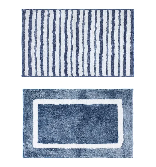 Florence Quick Dry Super soft Bath Mat Blue