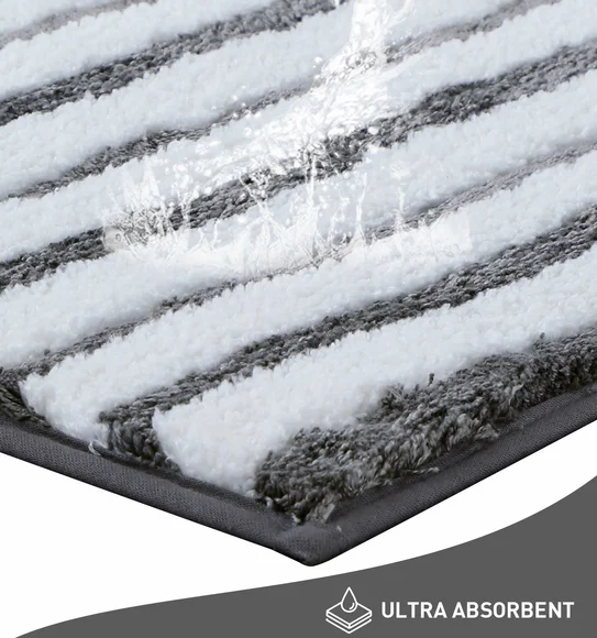 Florence Quick Dry Super soft Bath Mat Grey