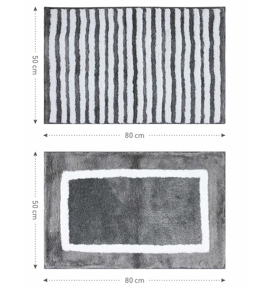 Florence Quick Dry Super soft Bath Mat Grey