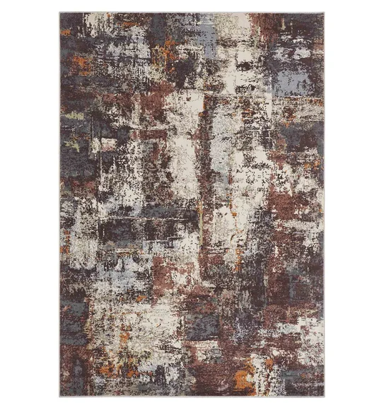 Milano Machine Made Carpet Brown and Cream