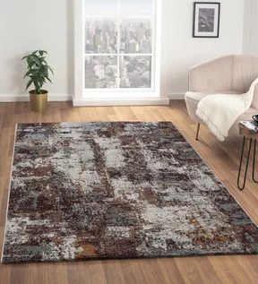 Milano Machine Made Carpet Brown and Cream