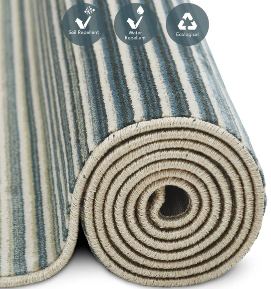 Milano Machine Made Carpet Blue