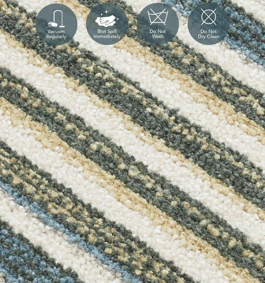 Milano Machine Made Carpet Blue