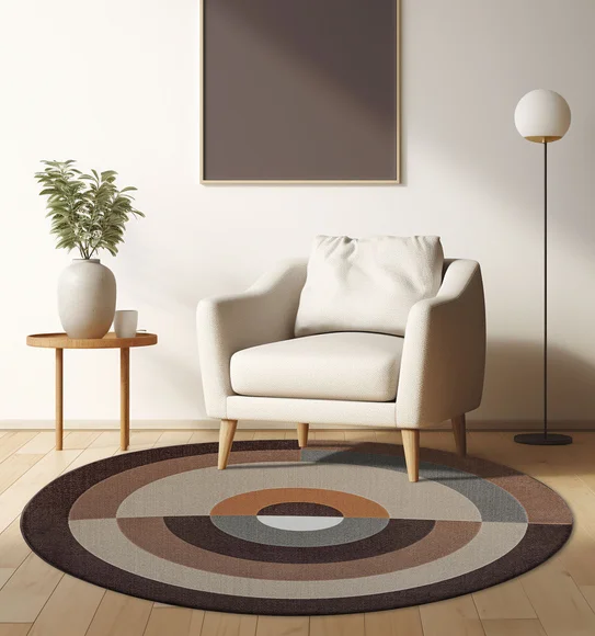 Milano Round Shaped Carpet Multi