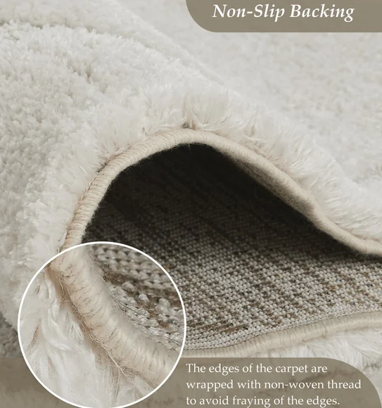 Masai Abstract Shaped Carpet Cream