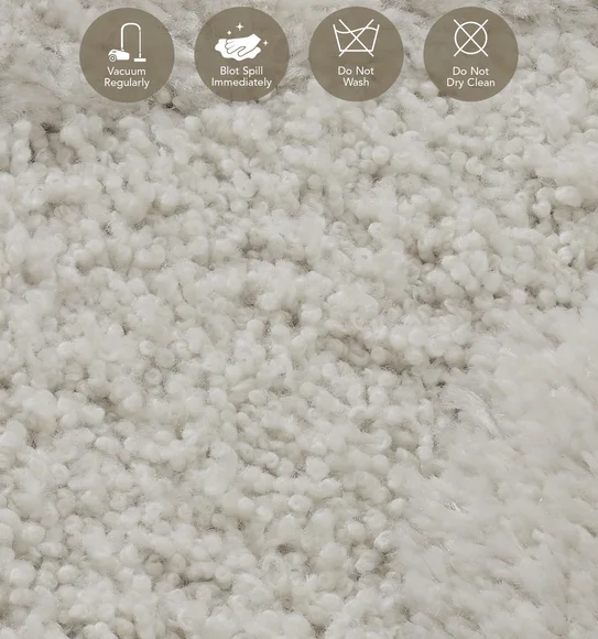 Masai Abstract Shaped Carpet Cream