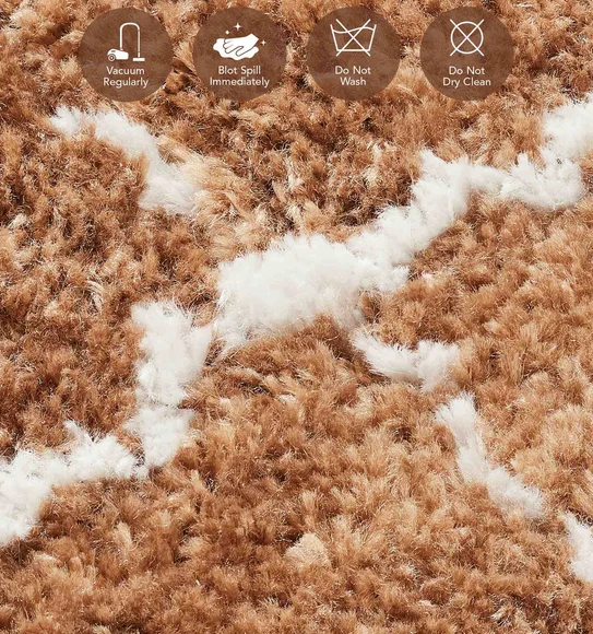 Masai Abstract Shaped Carpet Camel