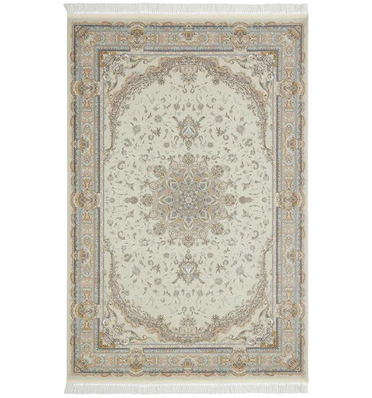 Ahvaz Machine Made Carpet Cream