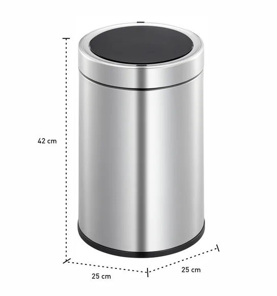 Eko 9286R DOCOMO Smart Sensor Sensor Bin Metallic