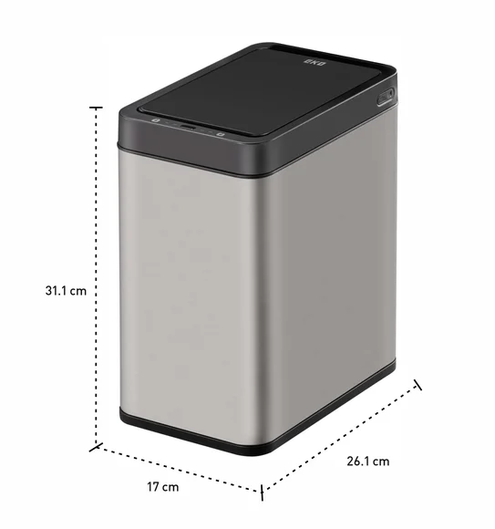 Eko 9230R Bravia Smart Sensor Sensor Bin Metallic
