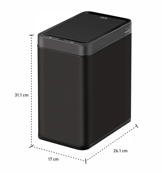 Eko 9230R Bravia Smart Sensor Sensor Bin Black Steel