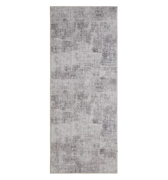 Jura Abstract Bedside Runner Grey