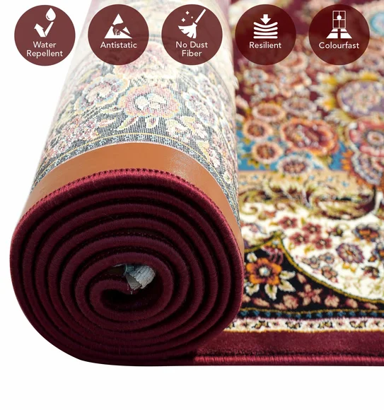 Shiraz 2 Classical Carpet Multi and Maroon