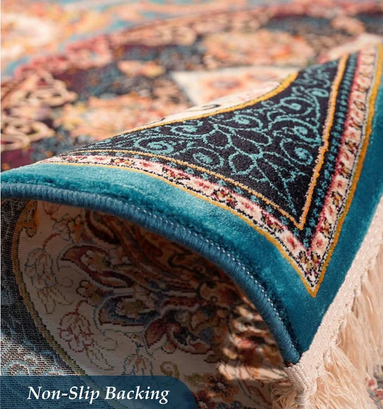 Shiraz 2 Classical Carpet Blue and Cream