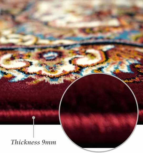 Shiraz 2 Classical Carpet Maroon and Cream