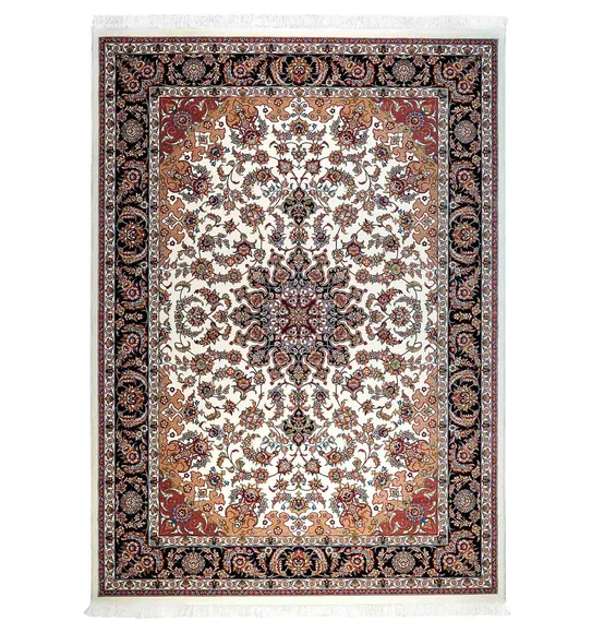 Shiraz 2 Classical Carpet Cream and Black