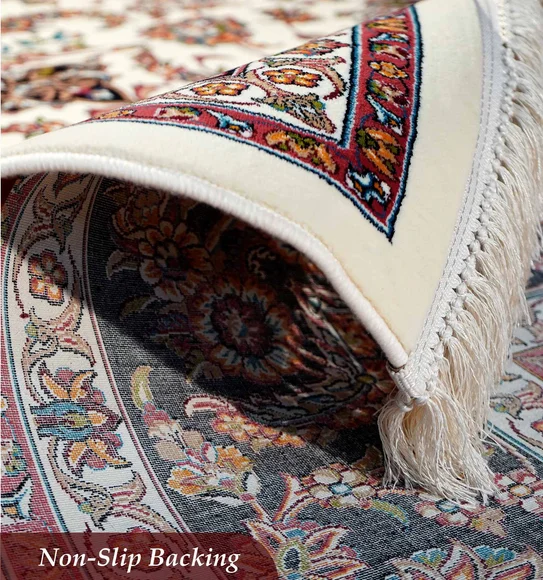 Shiraz 2 Classical Carpet Cream and Black