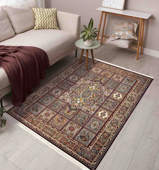 Shiraz 2 Classical Carpet Maroon and Multi