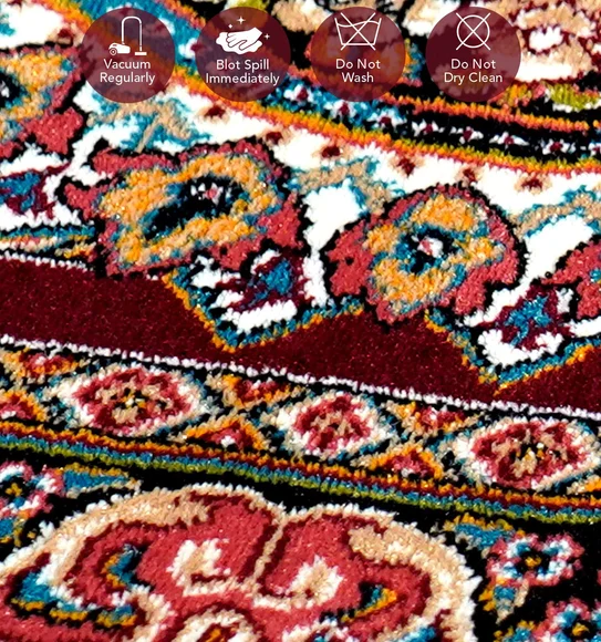 Shiraz 2 Classical Carpet Maroon and Multi