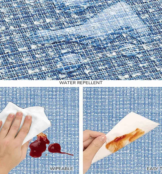 Avono Heat Resistant and Washable Table Mat Blue