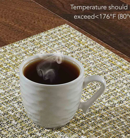 Avono Heat Resistant and Washable Table Mat Yellow