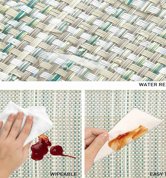 Avono Heat Resistant and Washable Table Mat Beige
