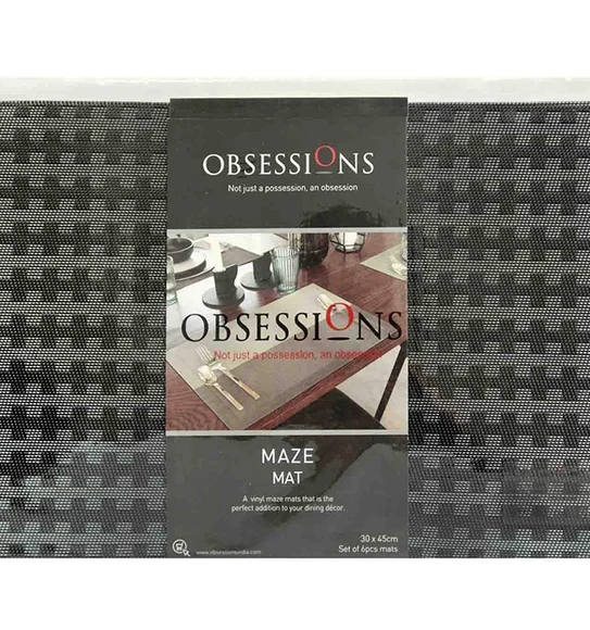 Avono Heat Resistant and Washable Table Mat Dark Grey
