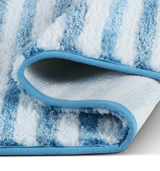 Florence Quick Dry Super soft Bath Mat Teal Blue