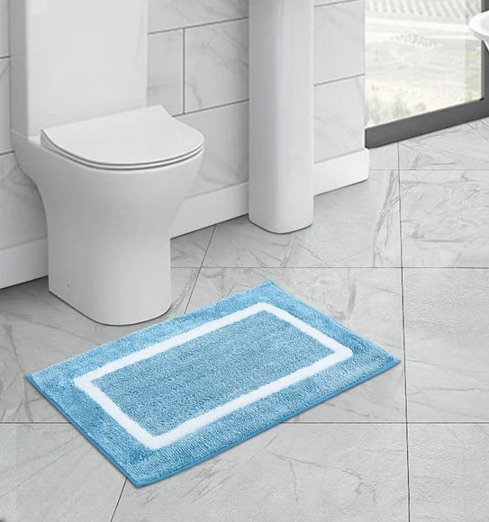 Florence Quick Dry Super soft Bath Mat Teal Blue
