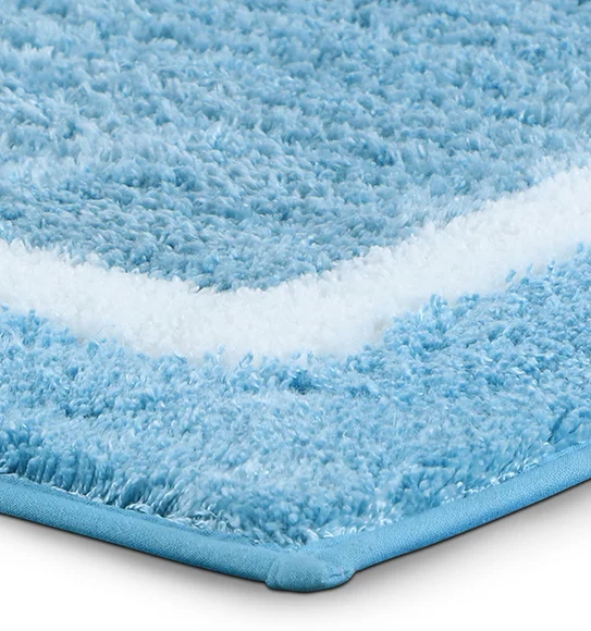 Florence Quick Dry Super soft Bath Mat Teal Blue